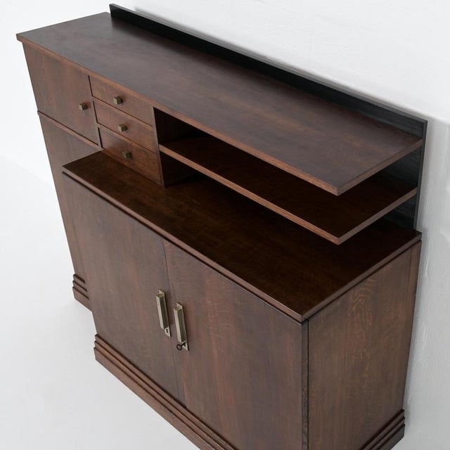 Wood Belgian Modernist Cabinet, 1920s For Sale - Image 7 of 18
