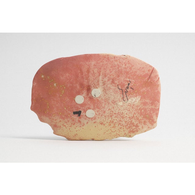 Mid-Century Modern Raku Sorelo Tray — Tony Evans (1970s) For Sale - Image 3 of 3