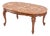 Vintage Louis XV Style Coffee Table with Marble Top For Sale