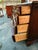 Henkel Harris Solid Mahogany Bombe Style Dresser For Sale - Image 12 of 17