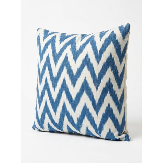 Mid-Century Modern Uzbek Velvet Pillow Cover 17'' X 18'' For Sale - Image 3 of 4