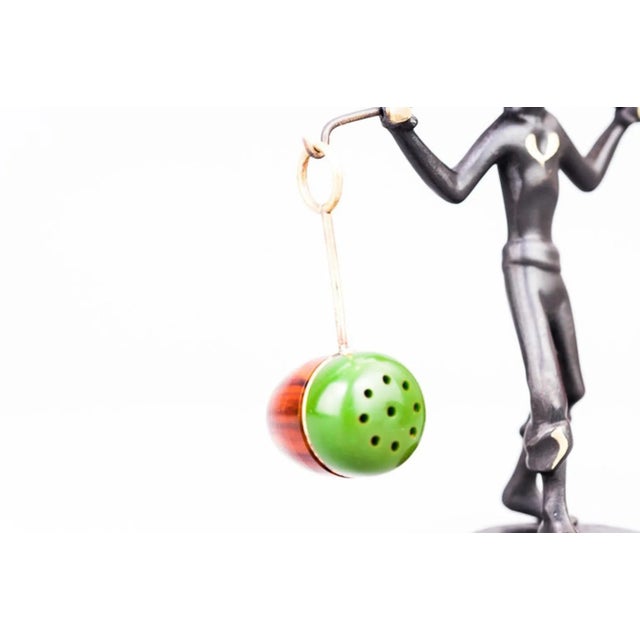 Salt and Pepper Shaker Holder Chinese Figurine by Richard Rohac, 1950s For Sale - Image 4 of 8