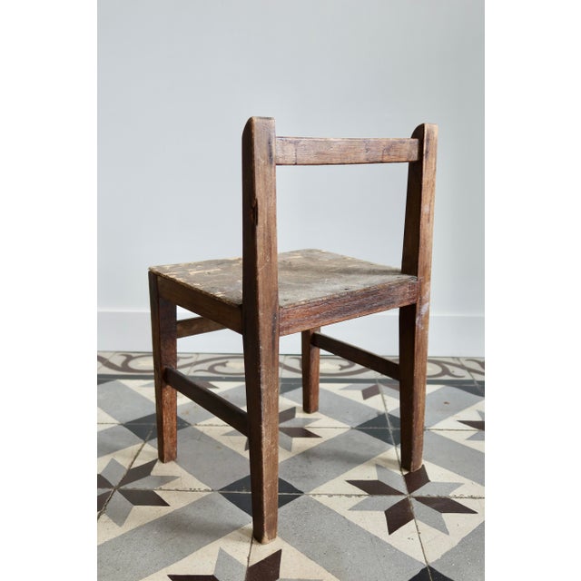 Antique Wooden Childs Chair, 1890s For Sale - Image 4 of 7