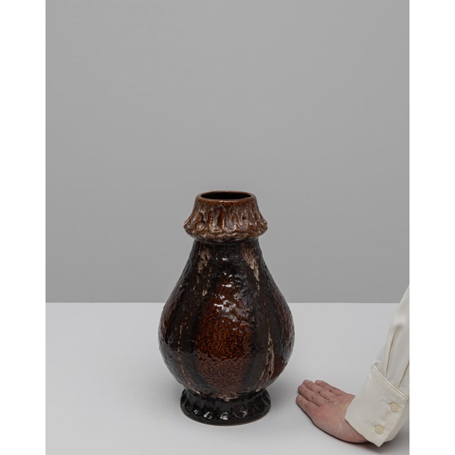 Mid-Century Modern 20th Century German 'W. Germany'' Ceramic Vase For Sale - Image 3 of 18