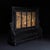 Chinese Vintage Chinese Zitan Table Screen | Carved Ladies & Agarwood Inlay With Stand For Sale - Image 3 of 10
