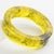John Galliano Yellow Acrylic Resin Bracelet Bangle with Newspaper Inclusions For Sale - Image 11 of 17