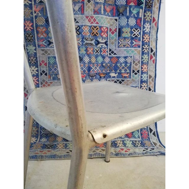 Chair in Aluminum in the Style of Gio Ponti for Montecatini, 1950s For Sale - Image 6 of 11