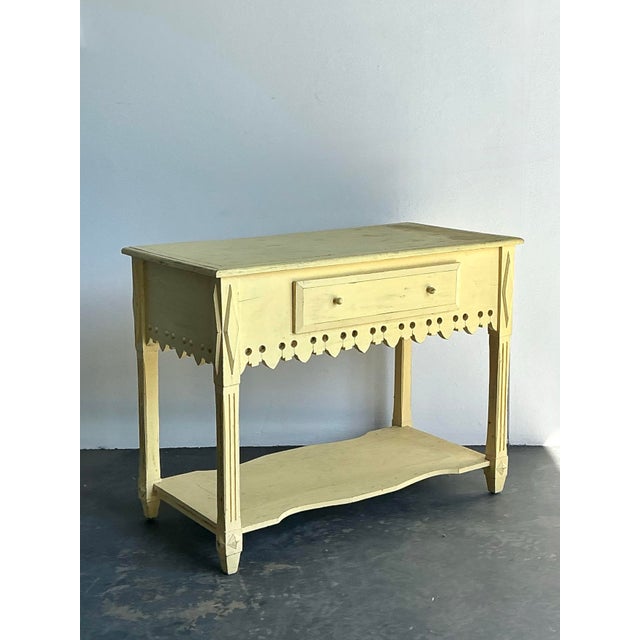 Vintage Patinated Gingerbread Wood Sideboard For Sale - Image 11 of 12