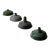 Set of 4 Vintage Green Enamel Pendant Light Shades For Sale - Image 11 of 11