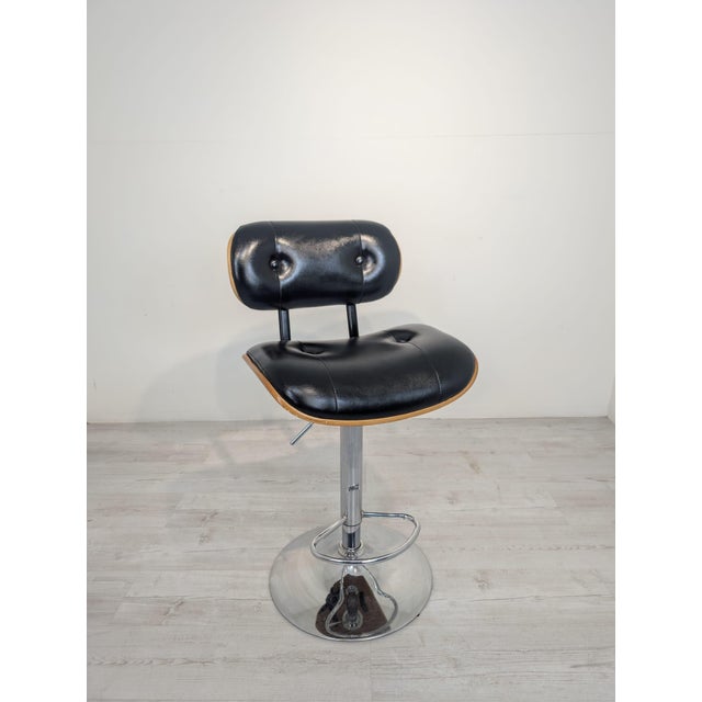 1960s Vintage Swivel Bar Stool, 1960s For Sale - Image 5 of 16