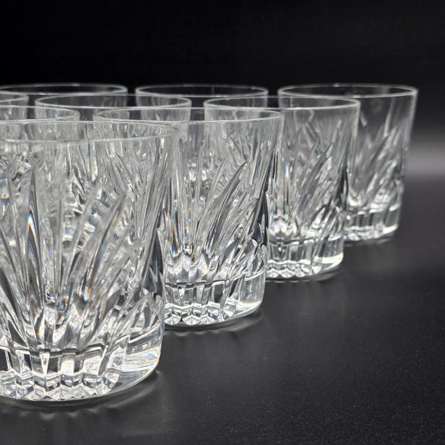 Hollywood Regency Gorham Nocturne Crystal Old Fashioned Glasses, Set of 11 For Sale - Image 3 of 7