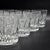 Hollywood Regency Gorham Nocturne Crystal Old Fashioned Glasses, Set of 11 For Sale - Image 3 of 7