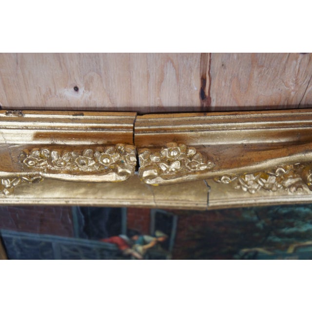 Late 20th Century The Humours of an Election II Canvassing for Votes Painting William Hogarth 49", Framed For Sale - Image 10 of 10