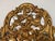 Vintage Hand Craved Italian Gilt Wood Mirror For Sale In West Palm - Image 6 of 11