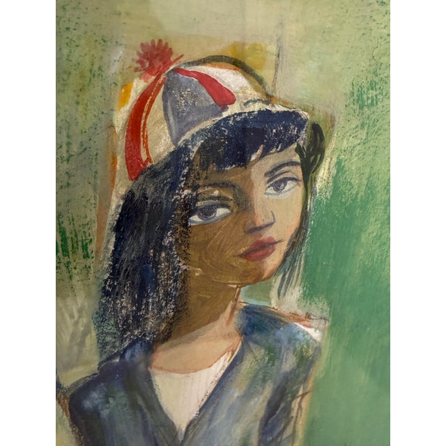 Mid 20th Century Pedro Lobos Framed Painting, Mid 20th Century For Sale - Image 5 of 12