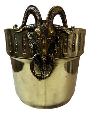Vintage Brass Champagne Bucket