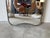 Vintage Postmodern Stainless Steel / Chrome Sculptural Wall Mirror For Sale - Image 10 of 12