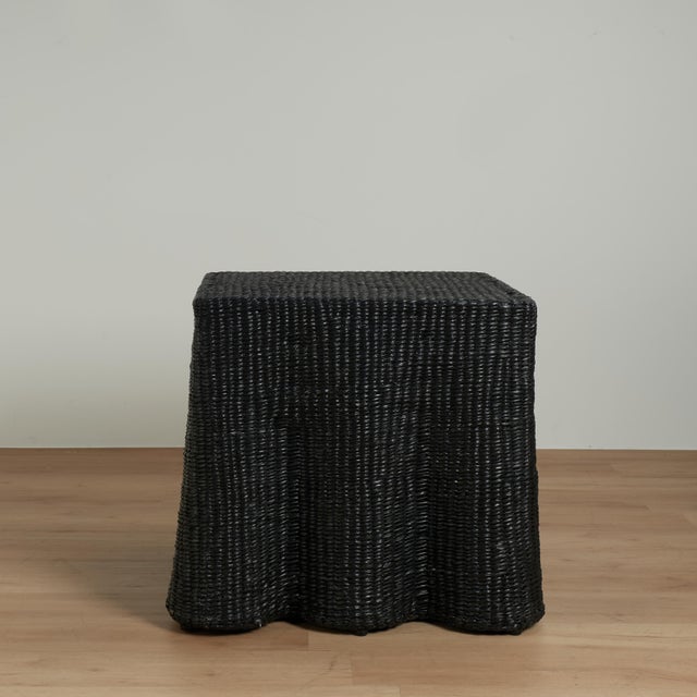 Pair of Black Square Ghost Drapery Stands For Sale In West Palm - Image 6 of 10