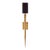 Wildwood Laguna Sconce - Brass with Black Silk Shade For Sale