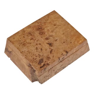 Michael Elkan Burled Wood Box For Sale