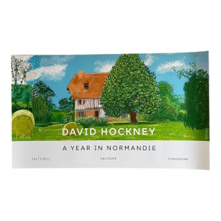 David Hockney, a Year in Normandie (House and Tree), 2020-2021 (Detail) Composite IPad Painting, Copyright David Hockney, Printed in Uk For Sale