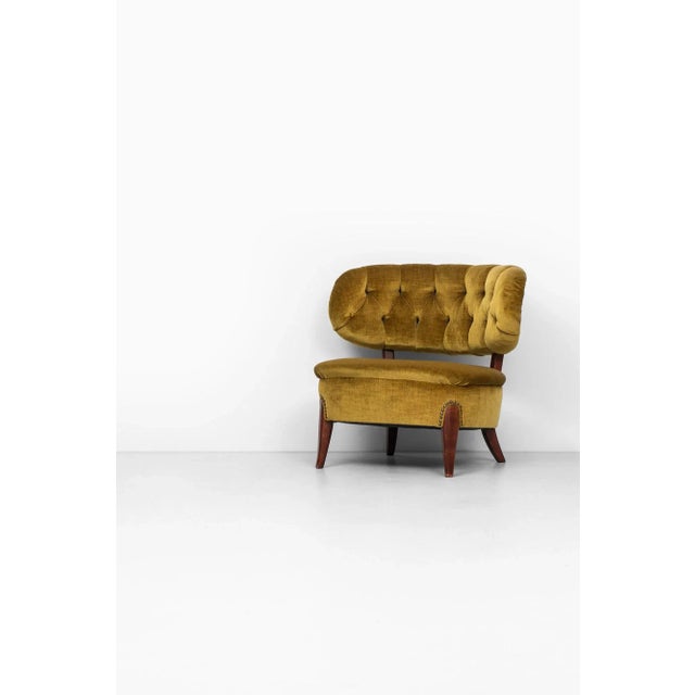 Brown Model Schulz Lounge Chair by Otto Schulz for Boet, 1940s For Sale - Image 8 of 9