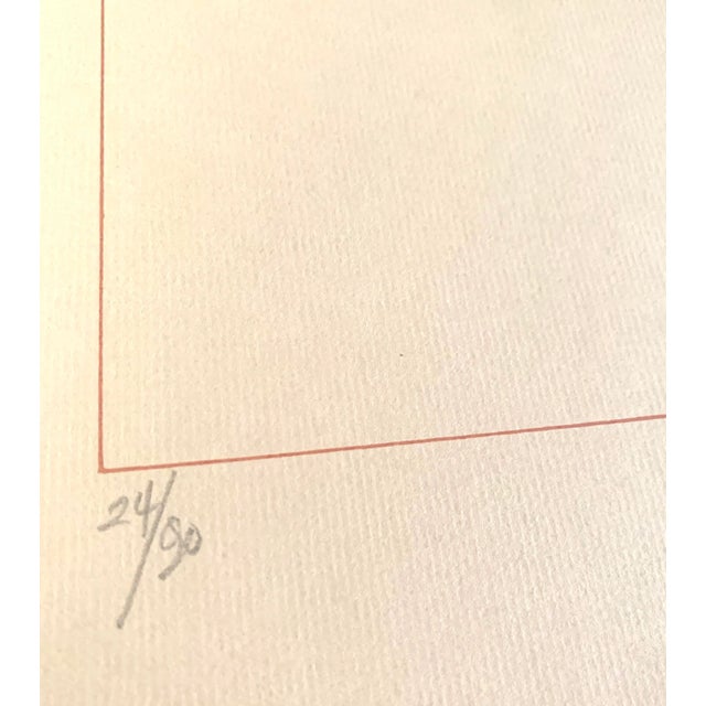 Mid-Century Modern Paolo D’Anna Figurative Signed Lithograph Edition, Petrushka Ballet For Sale - Image 3 of 4