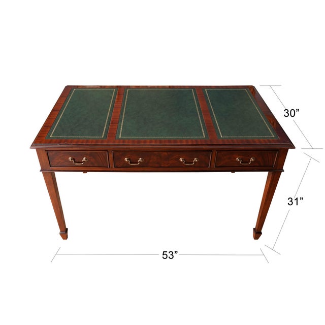 An elegant Mahogany Writing Table by Niagara Furniture which is a perfect fit for use either at home or in the office....