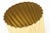 Metal Vintage Brass Fluted Box With Ball Top MId Century Modern Desk Accessory, 1950's For Sale - Image 7 of 11