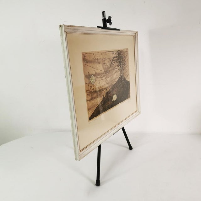 1960s Lars Bo, Surreal Graphics, 1960s, Aquatint Etching For Sale - Image 5 of 14