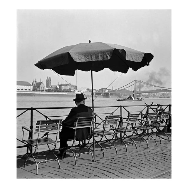 Man by the Rhine 1935, Cologne, 2014 For Sale