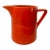 1950s Vintage Harlequin Red Pottery Pitcher For Sale