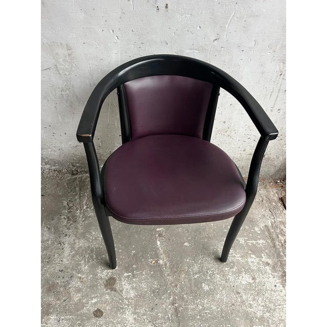 Beautiful set of six original Gemla Sweden armchairs, sourced from former Sabena Aviation lounge interiors. These solid...