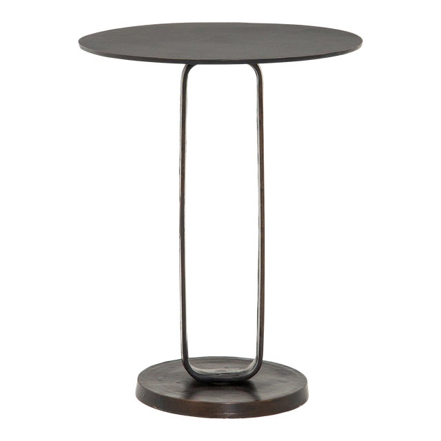 Four Hands Douglas End Table - Antique Rust For Sale