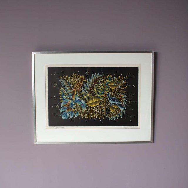 Vintage French Lithography by Jean Picart Le Doux, 1950s For Sale - Image 9 of 10