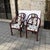 1970s Art Deco Chairs in Upholstered in Euphoria Cubista from Misia Paris, France, 1970s, Set of 4 For Sale - Image 5 of 18