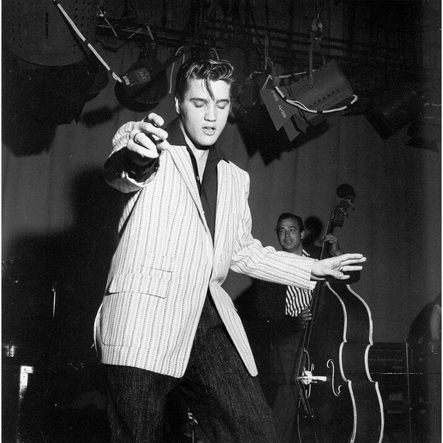 Elvis rehearsing for Milton Berle Rock and roll musician Elvis Presley rehearsing for his performance the Milton Berle...