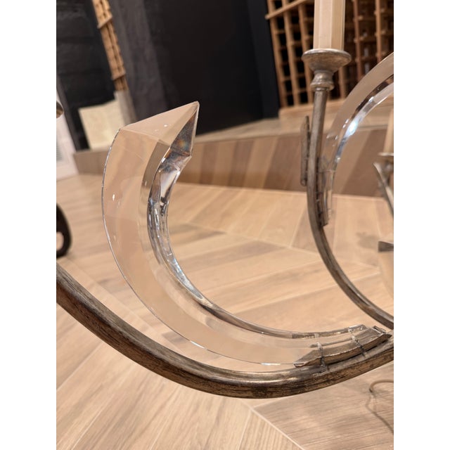 Fine Art Lamps Contemporary Fine Art Candelabra Chandler For Sale - Image 4 of 5