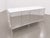 Glass Vintage Mirrored Credenza With Lucite Sides & White Laminate For Sale - Image 7 of 9