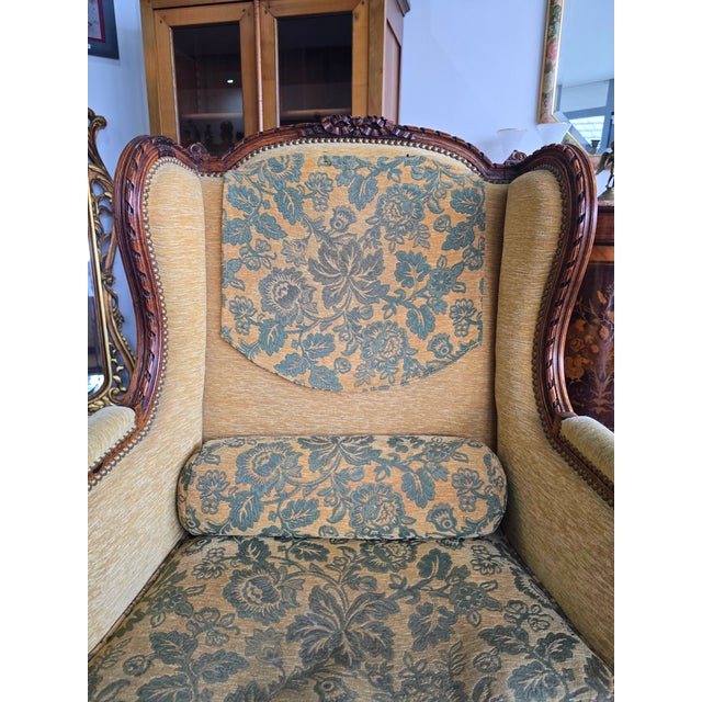 Louis XVI Bergère Armchairs, 19th Century-Early 20th Century, Set of 2 For Sale - Image 16 of 17