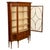 Wood Antique Art Nouveau Inlaid Mahogany Display China Cabinet Vitrine Waring Gillow, 1905 For Sale - Image 7 of 13