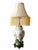 Vintage Chinoiserie Floral Ginger Jar Table Lamp With Long Gold Fringe Shade For Sale - Image 12 of 16