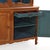 Two-Part French Provincial Cherry Cabinet Having Painted Blue Display Hutch, 19th C. For Sale - Image 4 of 8