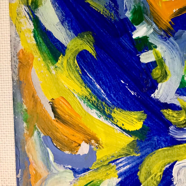 Small Abstract Painting by David Largman Chairish