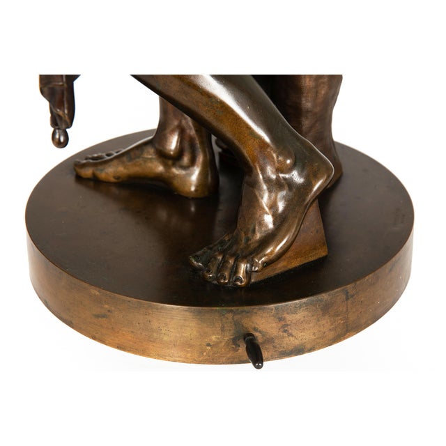 Italian Grand Tour Bronze Sculpture “Augustus Prima Porta” by Boschetti Ca. 1870 For Sale - Image 9 of 17