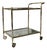 Vintage Golden Bar Cart For Sale - Image 6 of 6