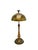 1920s Vintage French Art Nouveau Brass and Wood Desk Lamp, 1920s For Sale - Image 5 of 15