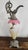 An impressive late Victorian to Edwardian decorative porcelain mantel ewer, circa 1890–1915, featuring romantic floral...
