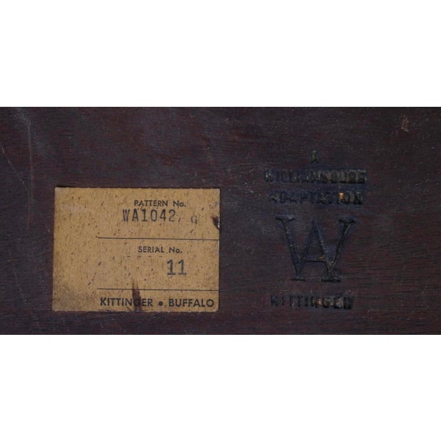 1970s Kittinger Williamsburg-Style Mahogany Tray-Top Table For Sale - Image 11 of 11