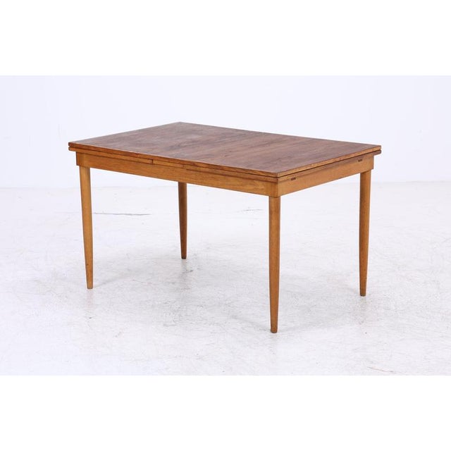 Mid-Century Extendable Dining Table For Sale - Image 15 of 16